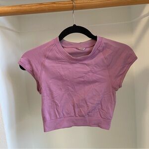 Women's Gym Purple Crop Top Gymshark